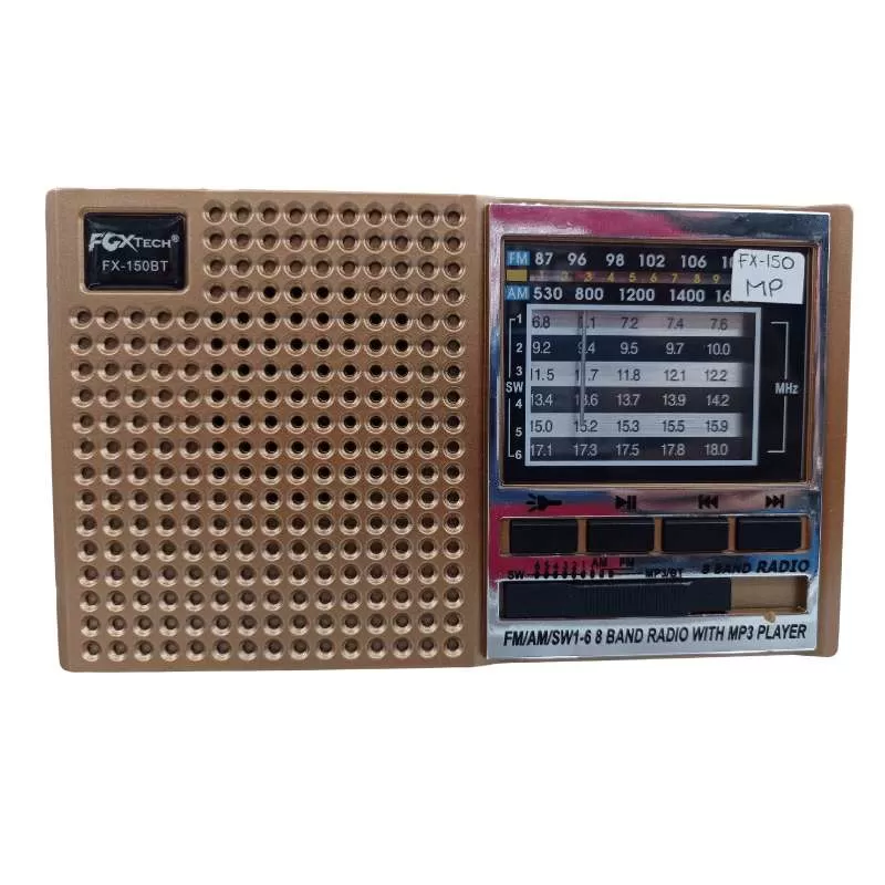RADIO FOXTECH 8 BANDAS CON USB Y BLUETOOTH