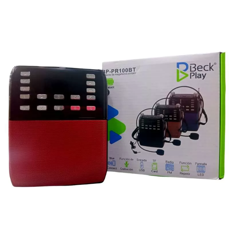 RADIO BECK PLAY CON MICROFONO LARGA DURACION