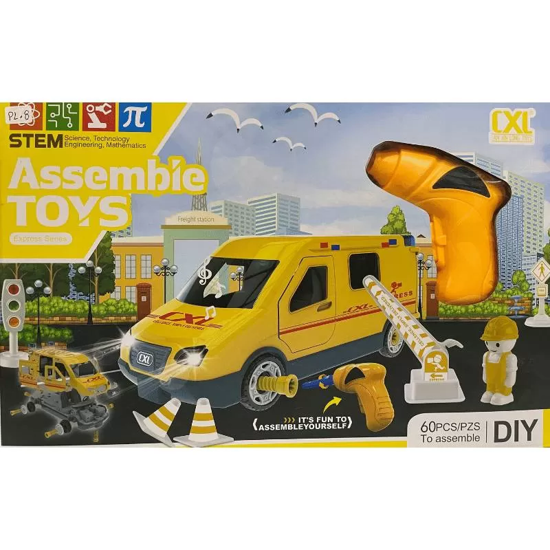 JUEGO DE COCHE CON LLANTAS DESMONTABLE AUTÓNOMO