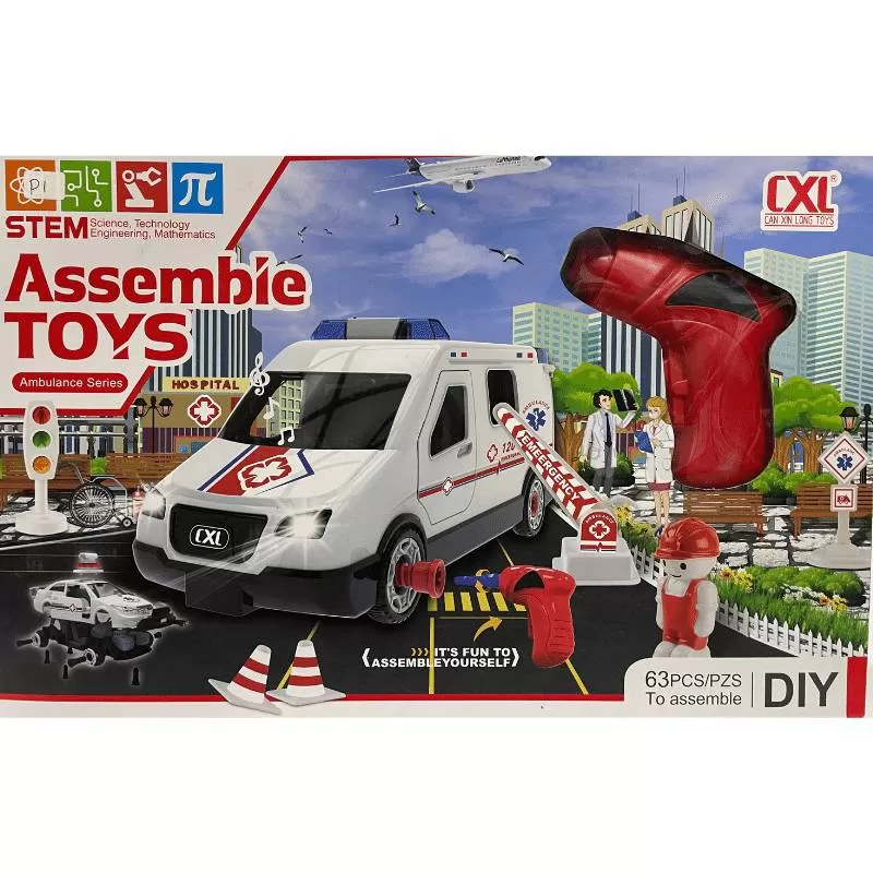 JUEGO DE AMBULANCIA DE LLANTAS DESMONTABLES
