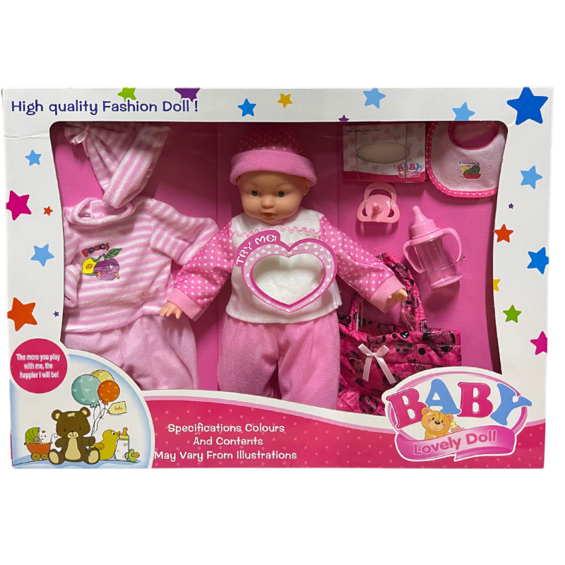 JUEGO DE MUÑECA DE VINILO