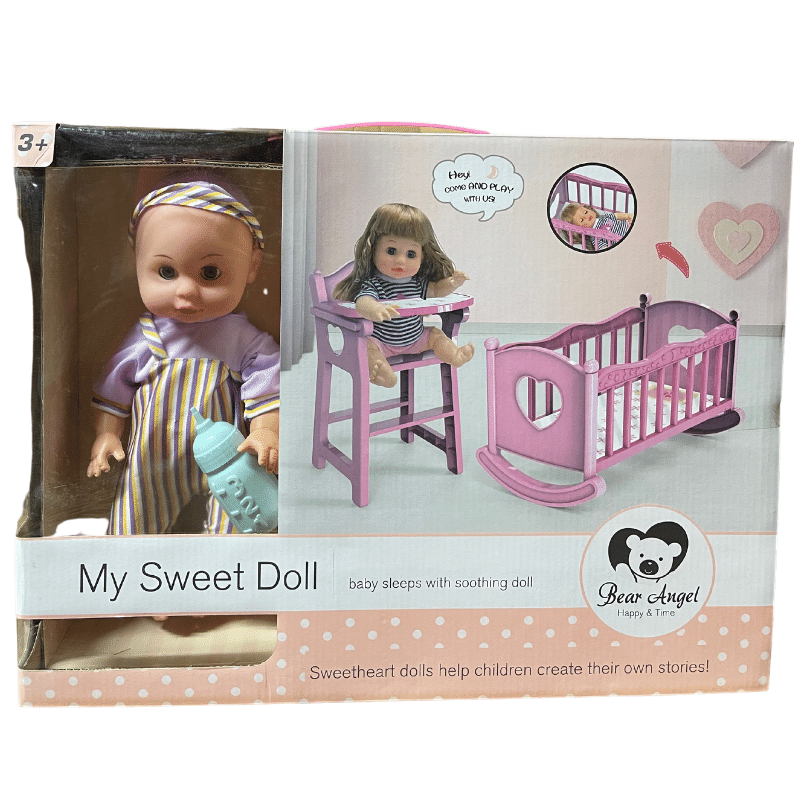 SET BEBE CUNA Y SILLA