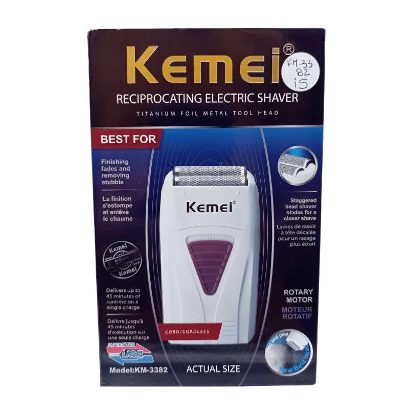 MAQUINA DE AFEITAR SHAVER KEMEI