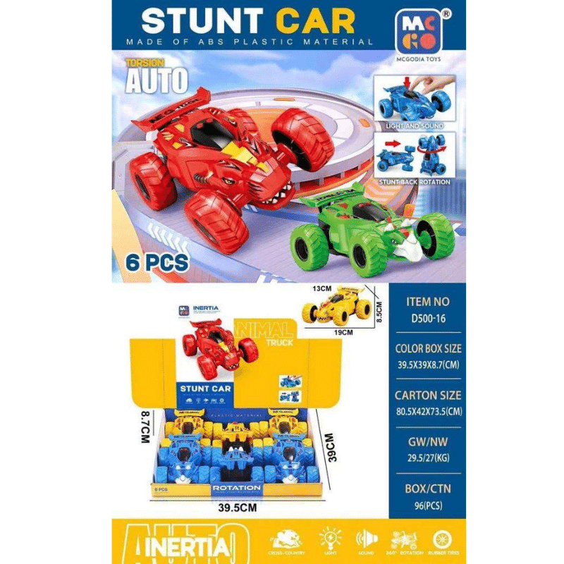 CARRO DE IMPULSO CON CABEZA ROTATORIA