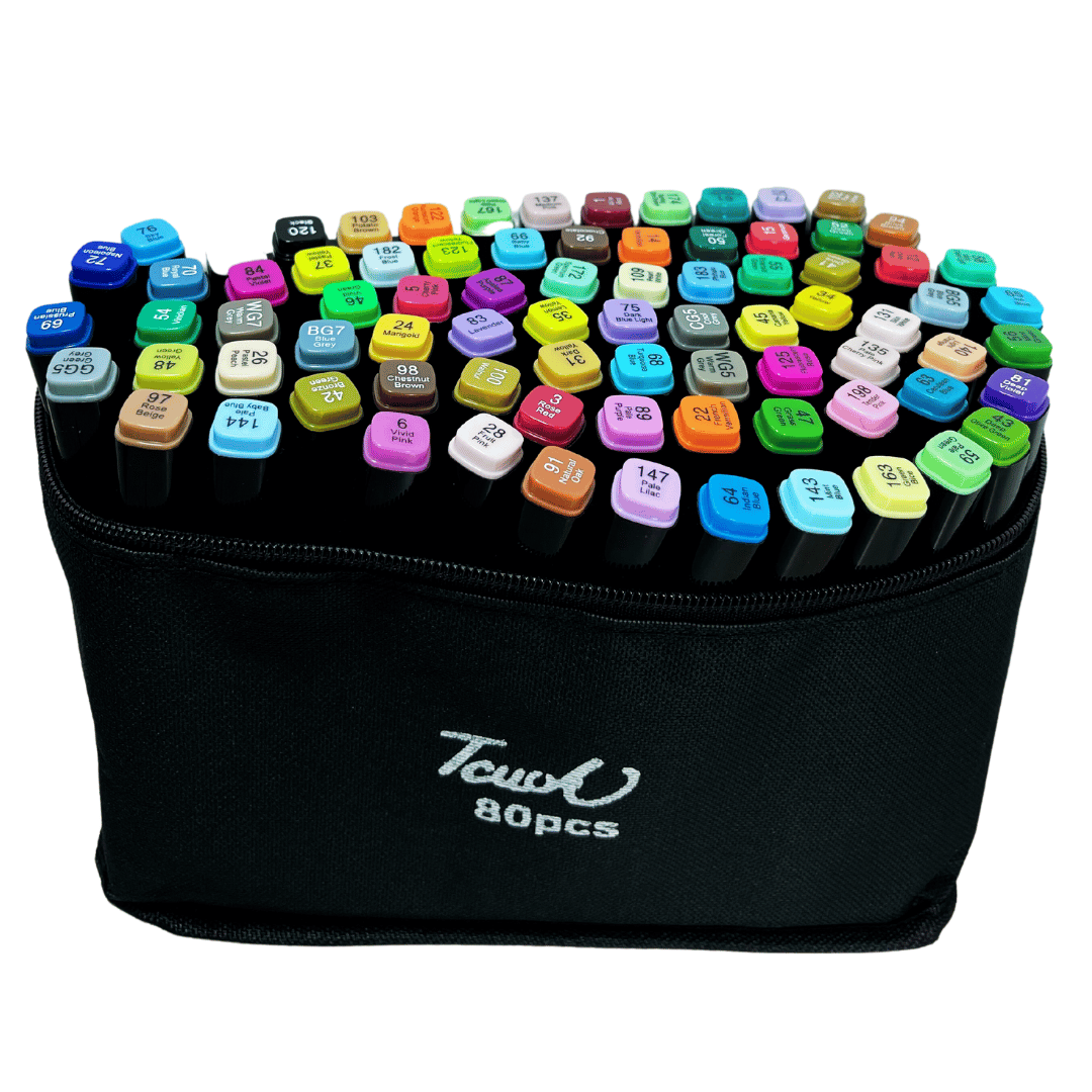 SET DE MARCADORES 80 PCS